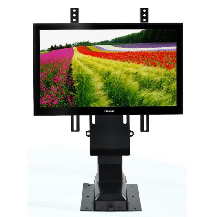 Tv Lift Cabinet Electric Motorized TV Lift Stand Swivel Vertical Height Adjustable with Remote Control Steel — image 3