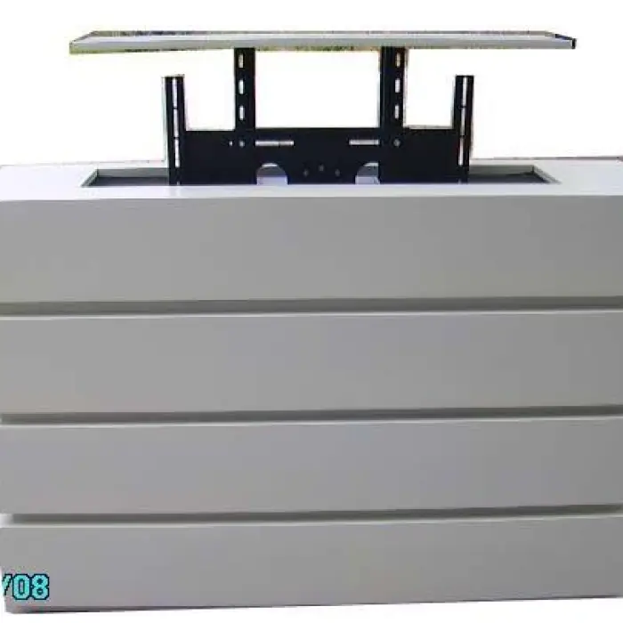 Tv Lift Cabinet Electric Motorized TV Lift Stand Swivel Vertical Height Adjustable with Remote Control Steel — image 5