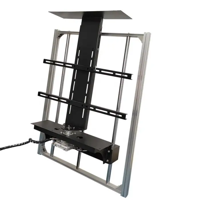 Automatic TV Lift Cabinet Stand Remote Motorized Rotating Drop System Modern Bed Lift Hidden Height Adjustable — image 5