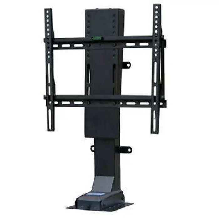 Remote-Controlled Steel and Aluminium TV Lift Stand Swivel and Motorized LCD TV Mechanism Mobile Cart Feature — image 6