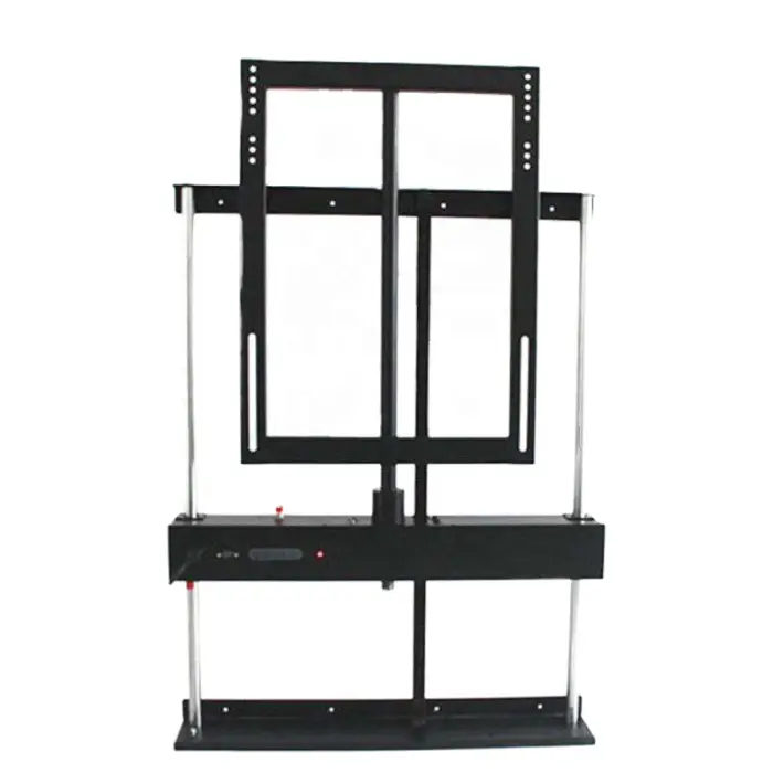 32-65 Inch TV Lift Cabinet Mechanism Motorized TV Mounts Remote Control Approved Motorized TV Lift System Aluminium TV Stand — image 3