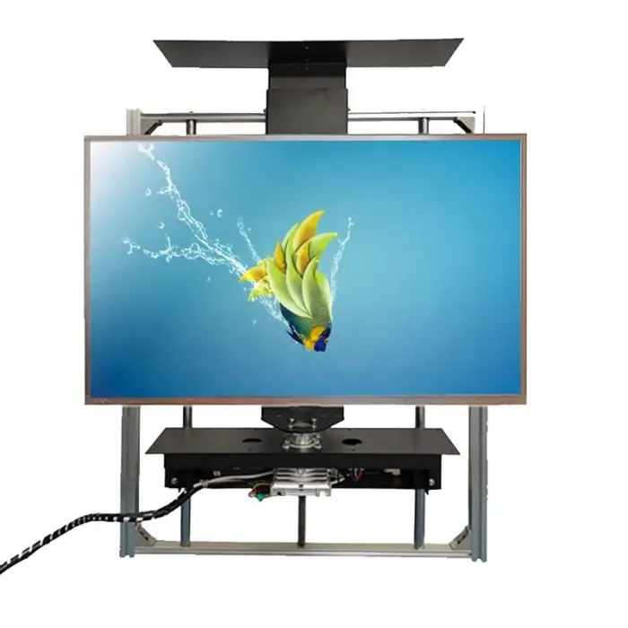Modern 32-65Inch Motorized Remote Control Height TV Lift Cabinet Swivel TV Stand Wall Mount Motorized Living Room — image 6