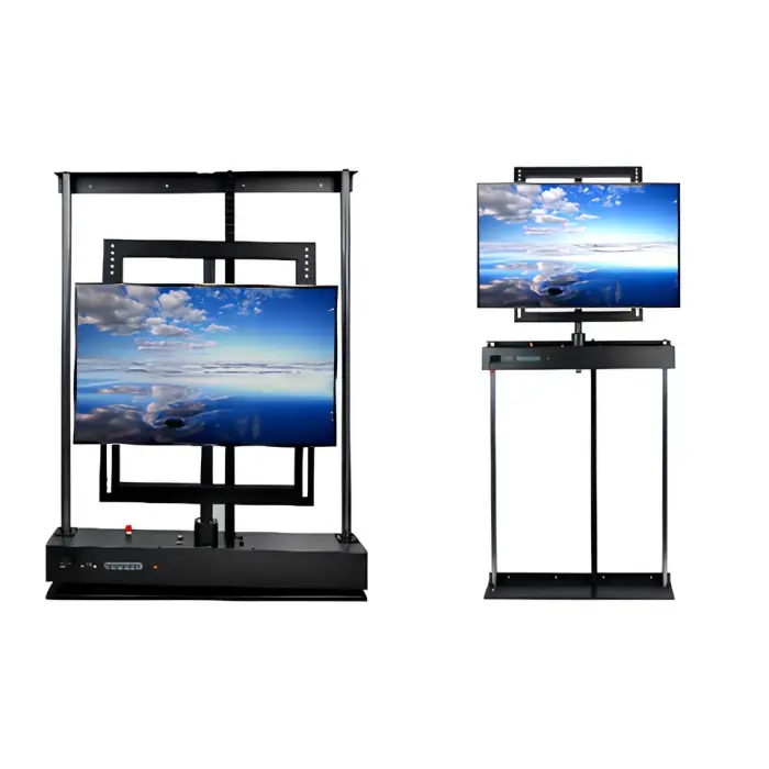 Remote Control Electric Motorized TV Lift Cabinet Projector Lift Mechanism TV Flip Down Bracket TV Mount for Conference System — image 4