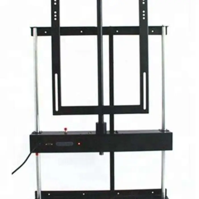 Modern Electric TV Lift Mechanism Concealed Cabinet Design with Remote Control Aluminium LCD TV Mounts Bracket — image 5