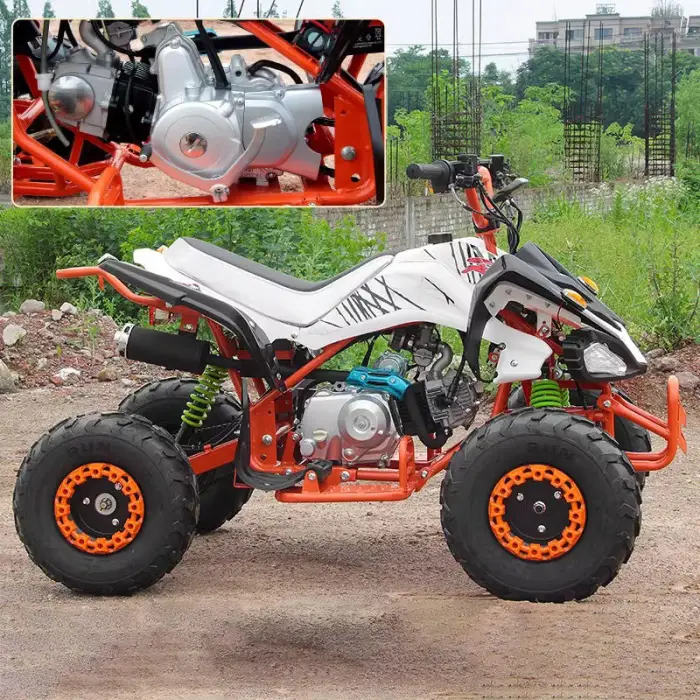 125 Small Mars Four-Wheel Electric ATV 750W/500W 4 Stroke 125cc Chain Drive All-Terrain Off-Road Beach Snow Vehicle — image 5