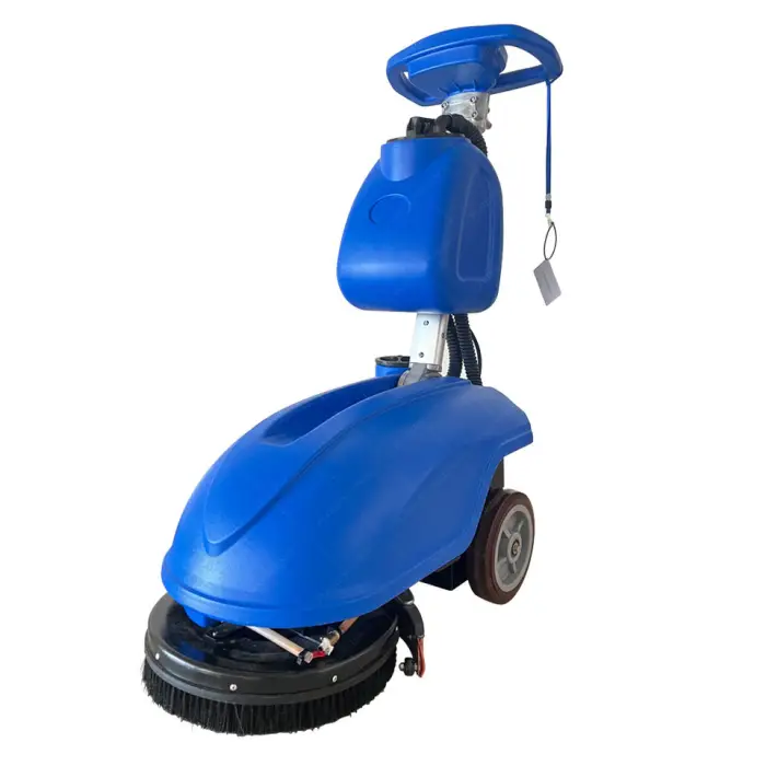 China Walk-Behind Mechanical Electric High Pressure Vacuum Road Cleaning Sweeper Machine with Brush CE Certified — image 4