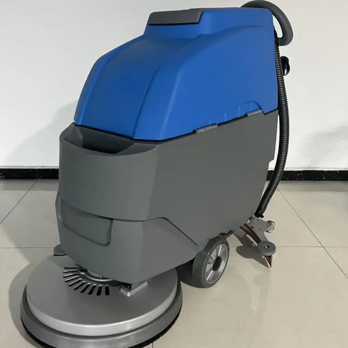 Eco-Friendly Electric Walk-Behind Road Sweeper Vehicle Street Cleaning Equipment with Warehouse Vacuum Floor Sweeper Function — image 4