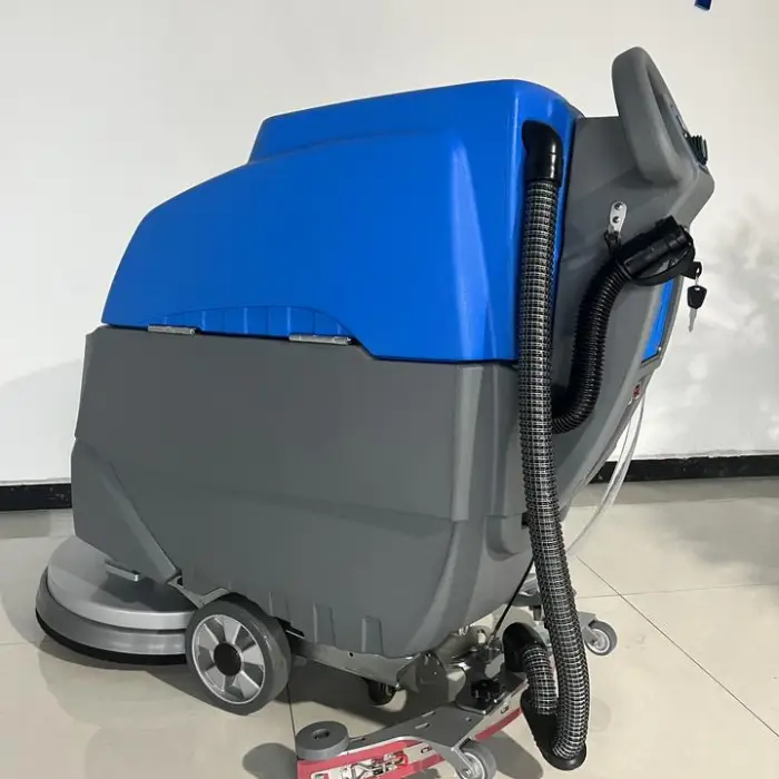 Eco-Friendly Electric Walk-Behind Road Sweeper Vehicle Street Cleaning Equipment with Warehouse Vacuum Floor Sweeper Function — image 6
