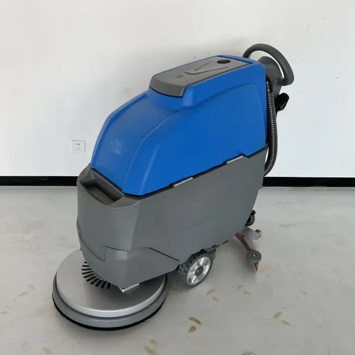 Eco-Friendly Electric Walk-Behind Road Sweeper Vehicle Street Cleaning Equipment with Warehouse Vacuum Floor Sweeper Function — image 7