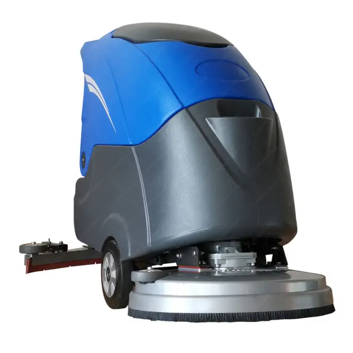 2025 Factory Electric Ride-on Road Sweeper Machine with Strong Brush 24V Battery Manual for Street Cleaning Condition New — image 3
