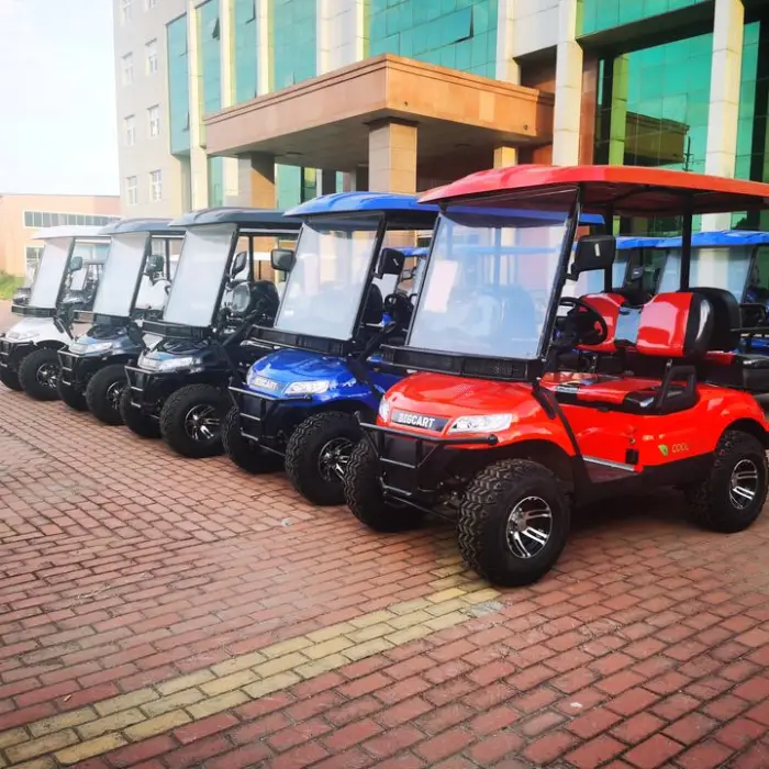 Golf Buggy Electric Cart 4 Seater Golf Cart New Modle Style Golf Wholesale Battery Passenger Electric Small Car — image 5