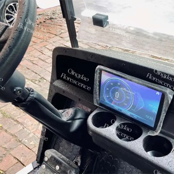 Brand New 6 Passenger Electric Golf Car Golf Cart Electric Mobility Scooter with Storage Space at Back Fashion and Popular — image 6