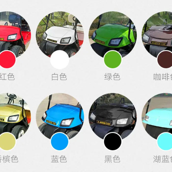 High Quality Tire off Road Golf Cart Electric Golf Buggy Car 4 Seat Perfect Timeless Classic and Modern Fashion fusion — image 6