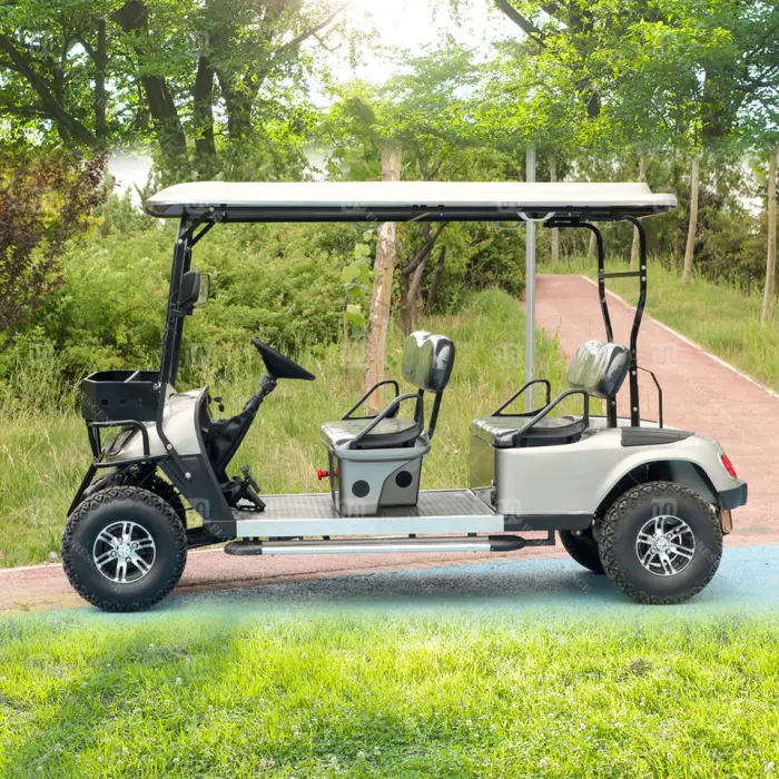 4 Seaters 4 Wheel Club Car Lifted 4 Passenger Classic Electric Sightseeing Golf Car — image 3