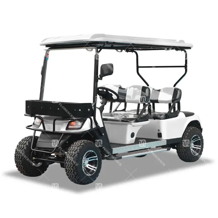 Brand New 4 Person 72v Electric Lifted Golf Cart off Road Buggy with Lithium Battery 4 Wheel Electric Golf Cart for Sale — image 3