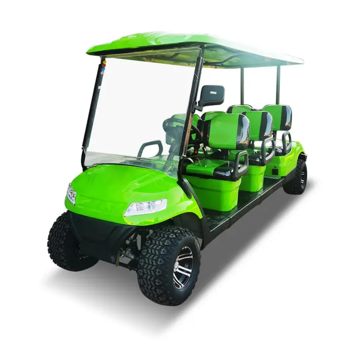 CE 2025 6 Seater Sightseeing Scooter Club Car Electric Golf Cart Low Price and High Quality with Lithium Battery Can Customized — image 3
