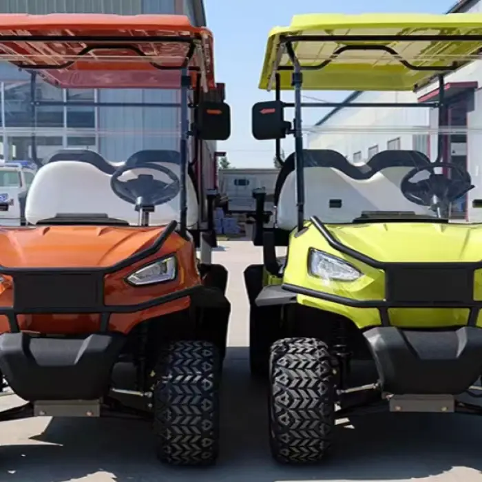 6 Seater Electric Wholesale Golf Carts 72V 100ah Lithium Battery 4KW AC Motor 12 Inch Off-road Tires Wholesale Golf Carts — image 4