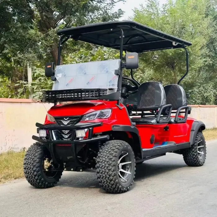 60V 4 Seat Electric Off-Road Golf Cart Cover with 30km/h Speed and 90km Range — image 3