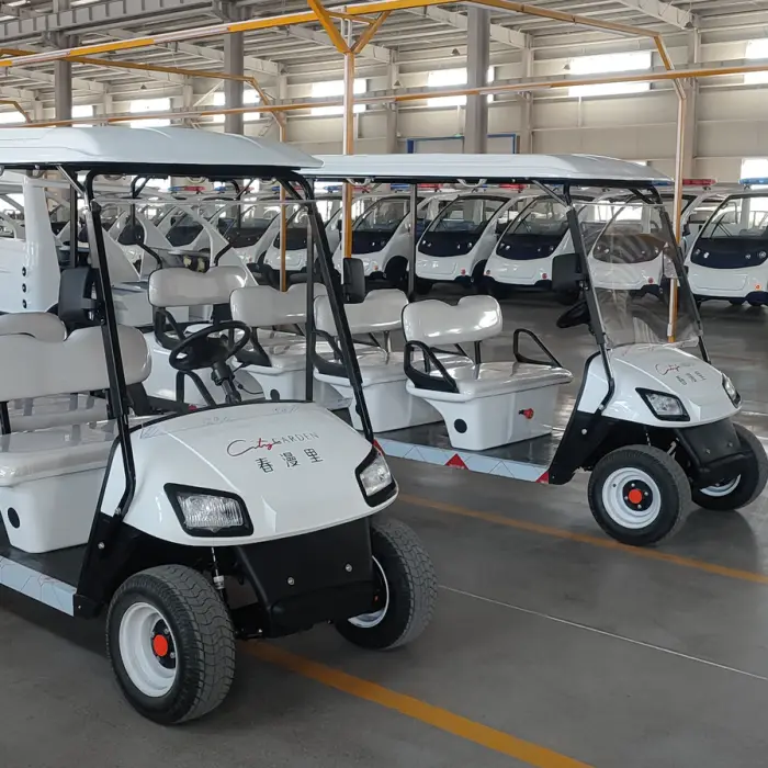 Wholesale Chinese 4 Wheel Electric Golf Cart 72V CE Certified 10 Passengers 8+2 Seater — image 3