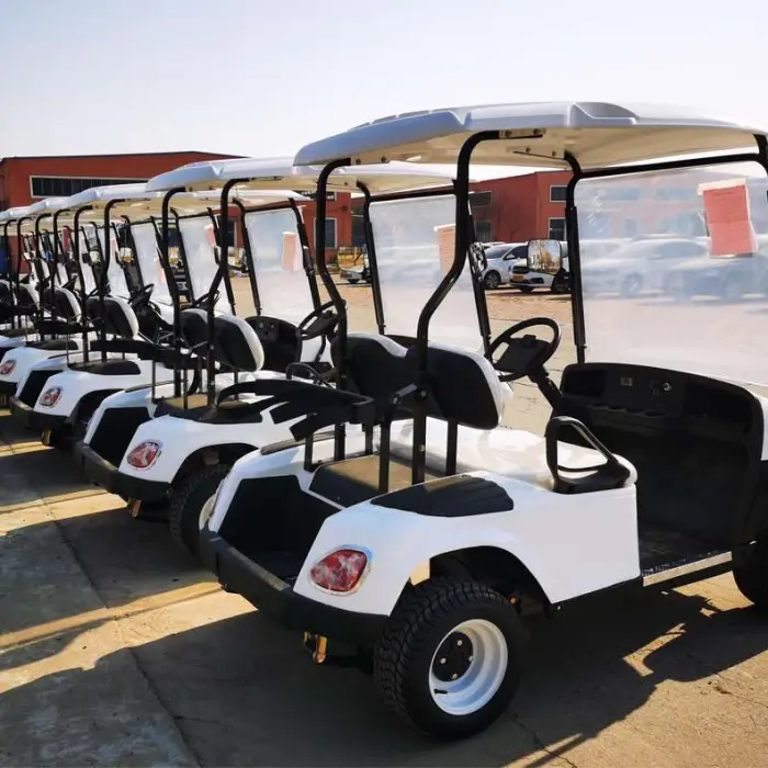 Wheel Electric Golf Cart 4 Seater Club Car Grass New Energy Buggy Stroller Seats 3.5KW AC Motor 90km Range — image 4