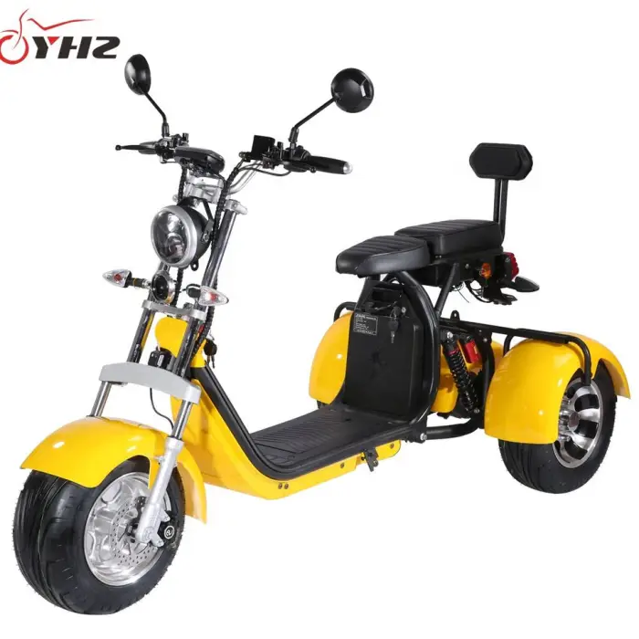 Europe Door to Door Tricycle Coc 3-Wheel Three Wheel Citycoco Electric Scooter EEC — image 4