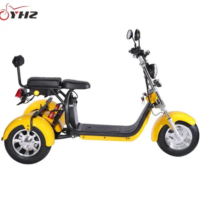 Europe Door to Door Tricycle Coc 3-Wheel Three Wheel Citycoco Electric Scooter EEC — image 6