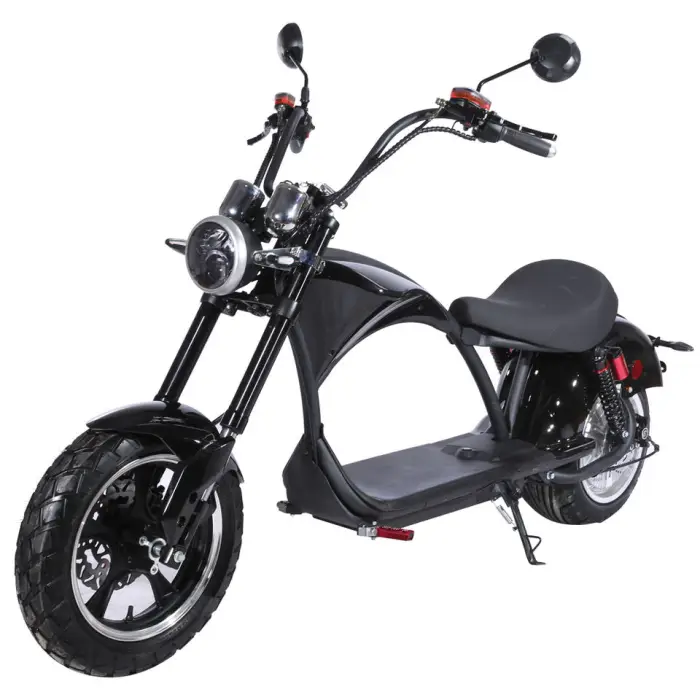 Door to Door Delivery EU Warehouse Two Wheels New Fashion Electric Scooter Bike Motorcycle Citycoco 2000W High Quality Hot Sale — image 7