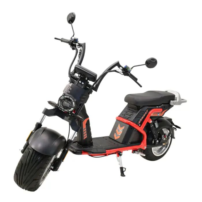 High-value Durable 12-inch Tire Aluminum Alloy Wheel 3000w Citycoco Electric Motorcycle Light Scooter CE COC — image 2