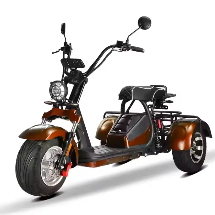 2025 New Hot 3 Wheel Electric Scooter 2000W 60v Motor Popular Tricycle Adult Lithium Battery Electric Tricycle — image 2
