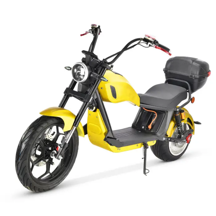 EEC Road-legal Customizable Electric Light Motorcycle Scooter with Rear Tailbox — image 4