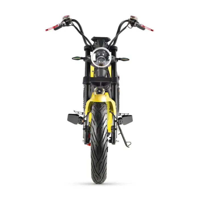 Ape Hanger Handlebar New Mobility Scooter 17 Inch Front Wheel with Trunk Electric Motorcycle EEC 3000w Motorbike — image 4