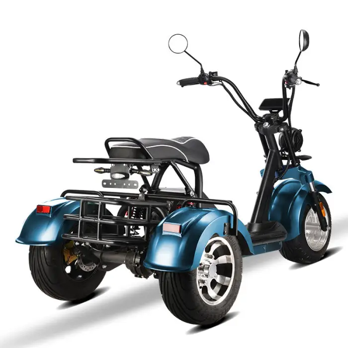2025 New Tricycle 2000W 60V12AH Battery EEC Certified Electric Scooter — image 2