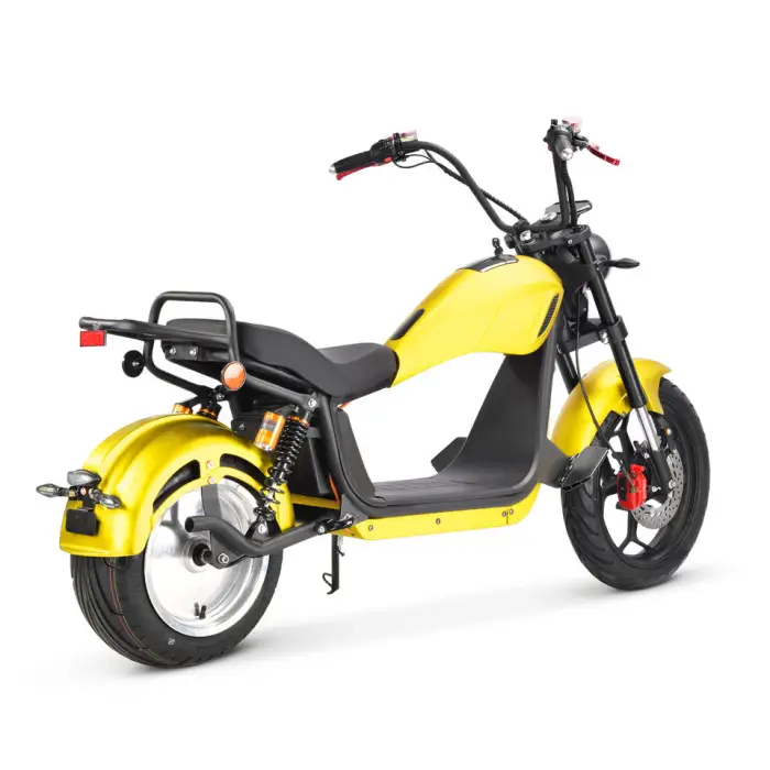 Ape Hanger Handlebar New Mobility Scooter 17 Inch Front Wheel with Trunk Electric Motorcycle EEC 3000w Motorbike — image 6