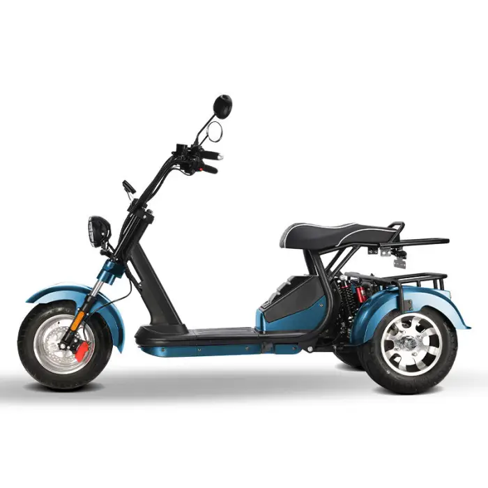 2025 New Tricycle 2000W 60V12AH Battery EEC Certified Electric Scooter — image 6