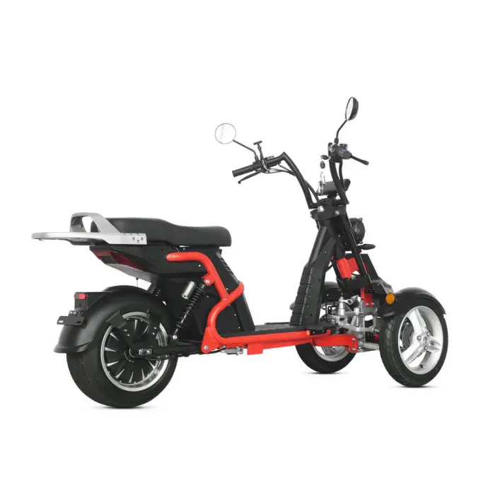 Spot New Products Fast Adult Size ODO Speedometer Electric 3-wheel E-bike Motorcycles With Two Front Wheels — image 7
