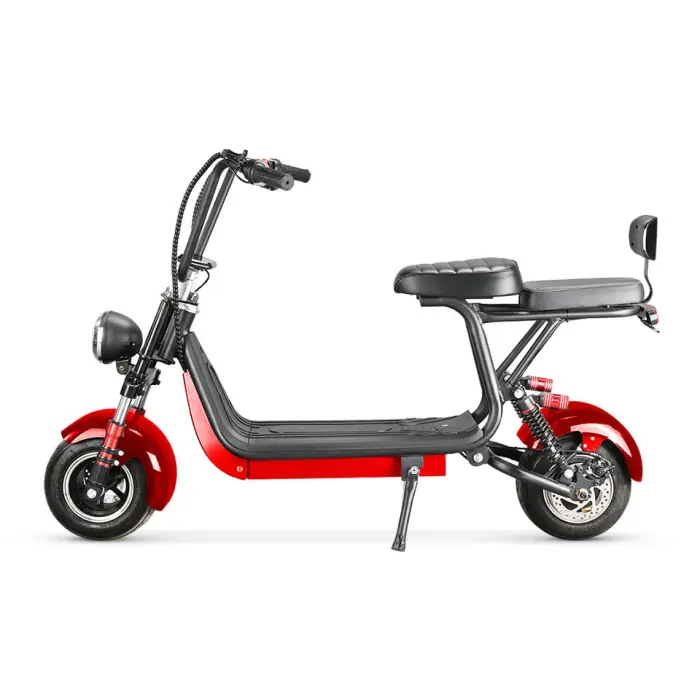 800W 48V Double Seater Mini Electric Mobility Scooter Motorcycle — image 2