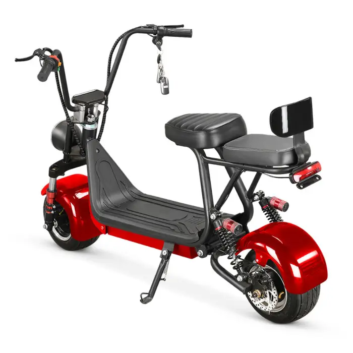 800W 48V Double Seater Mini Electric Mobility Scooter Motorcycle — image 3