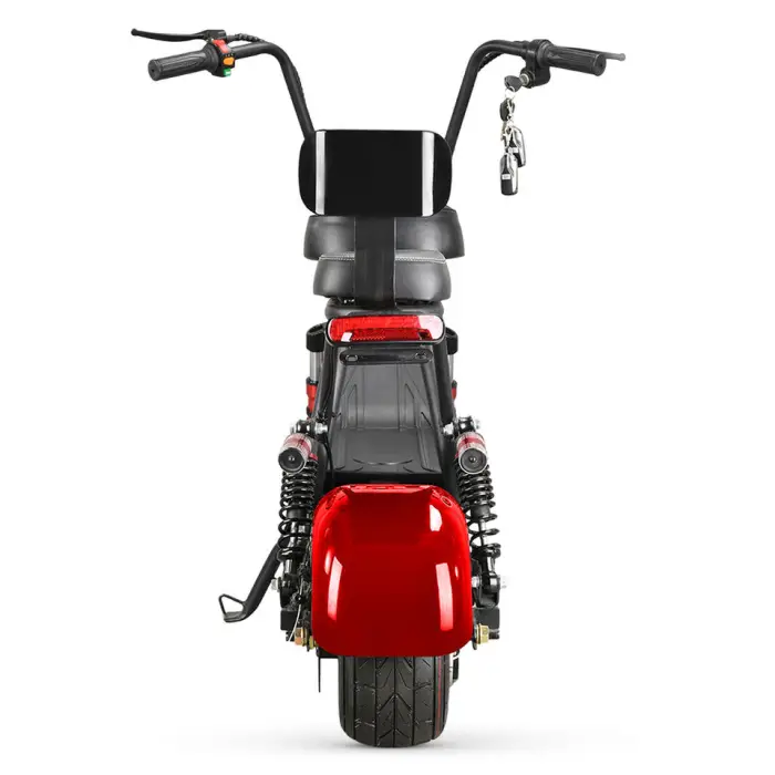800W 48V Double Seater Mini Electric Mobility Scooter Motorcycle — image 4