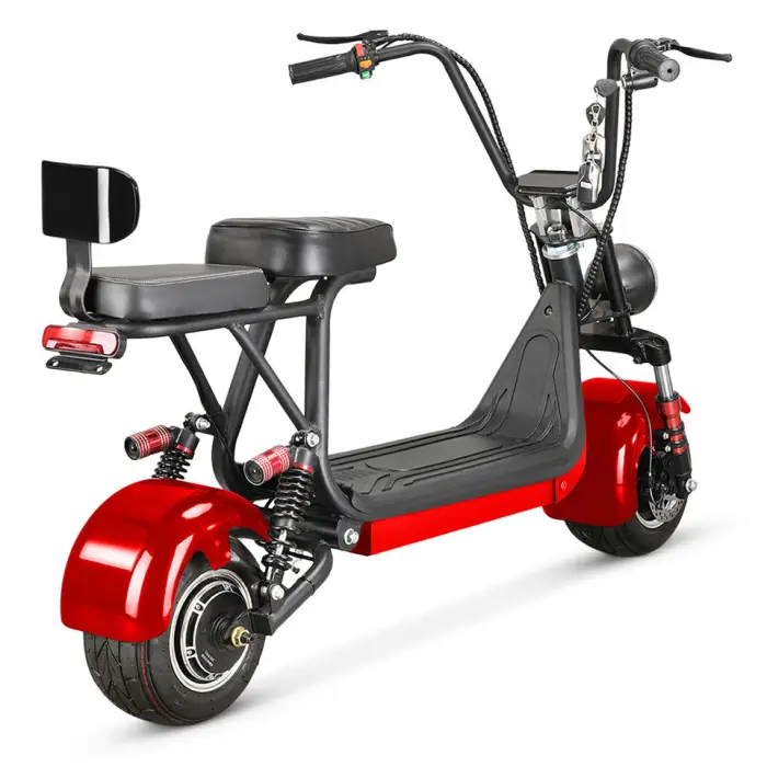 800W 48V Double Seater Mini Electric Mobility Scooter Motorcycle — image 5