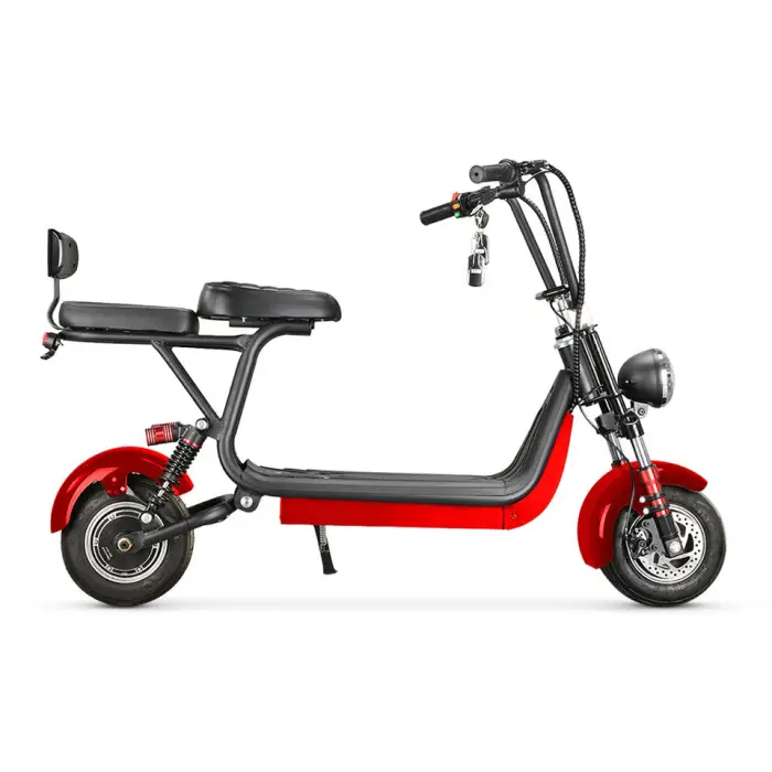 800W 48V Double Seater Mini Electric Mobility Scooter Motorcycle — image 6