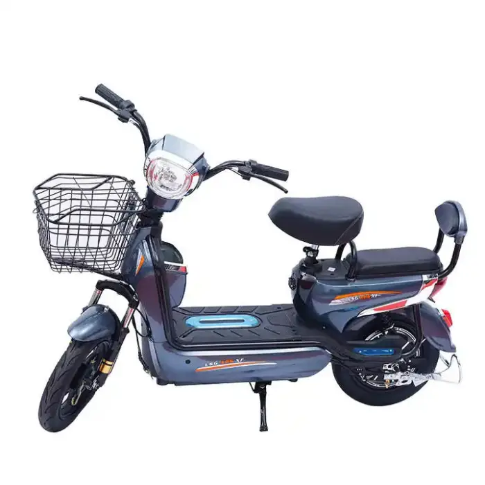 350W Dual Seater 48V 12AH Lead Acid Scooter Electric Bicycle Bike — image 3