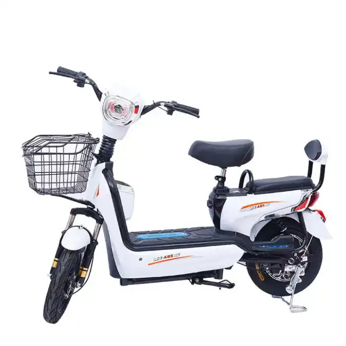 350W Dual Seater 48V 12AH Lead Acid Scooter Electric Bicycle Bike — image 4