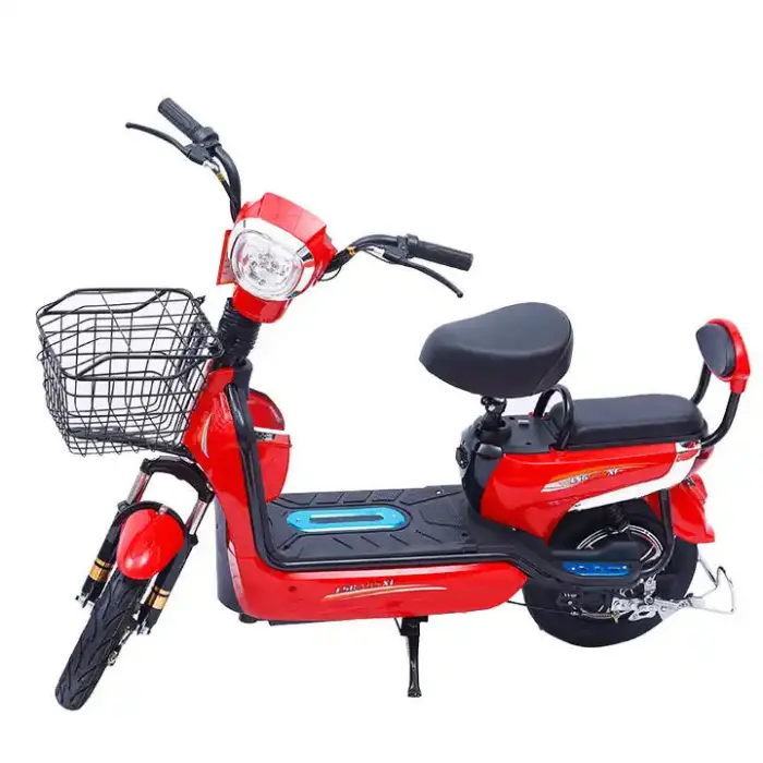 350W Dual Seater 48V 12AH Lead Acid Scooter Electric Bicycle Bike — image 5