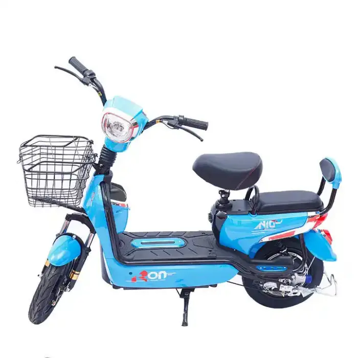 350W Dual Seater 48V 12AH Lead Acid Scooter Electric Bicycle Bike — image 6