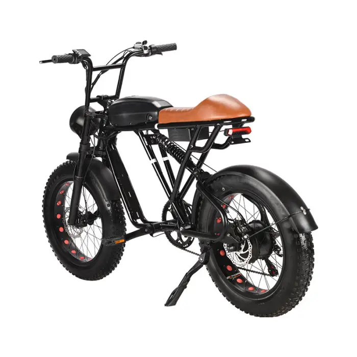 7 Speed Lithium Battery 20 Inch Fat Tyre S73 Ebike Road Bike — image 5