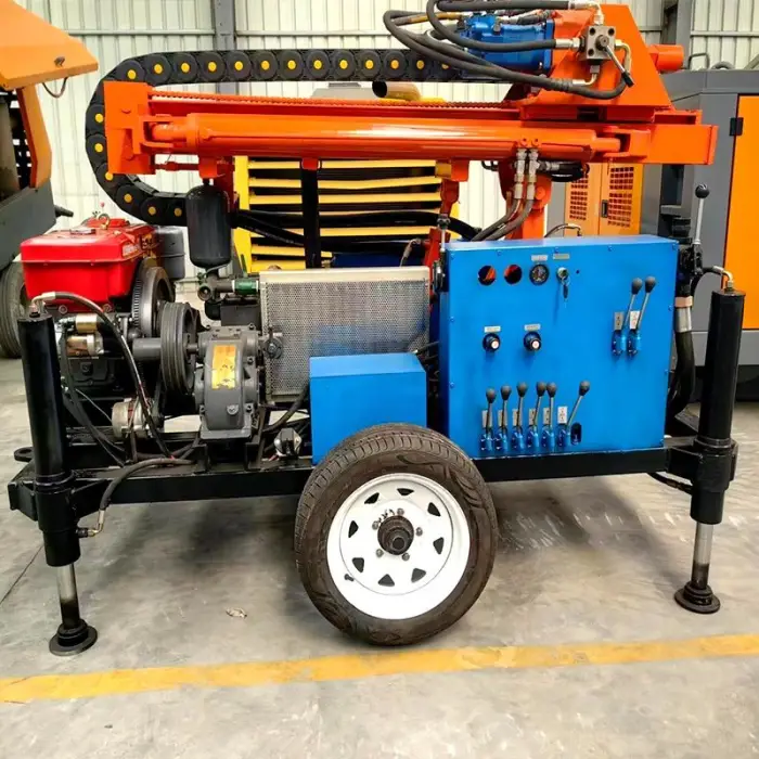 Water Well Drilling Rig Machine 100m 150m 200m Hydraulic Drilling Rigs Rotary Borehole Drill Machines for Sale — image 3