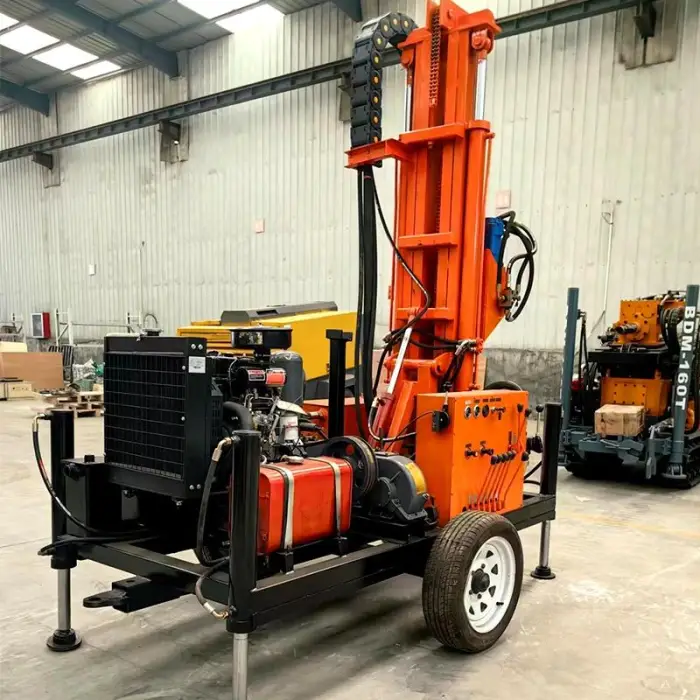 Water Well Drilling Rig Machine 100m 150m 200m Hydraulic Drilling Rigs Rotary Borehole Drill Machines for Sale — image 4