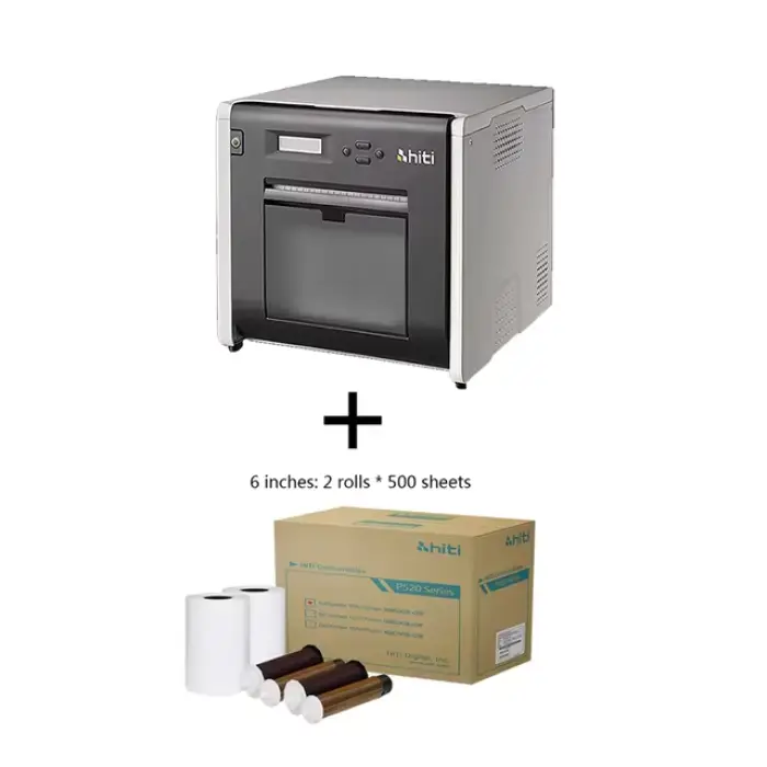 HITI P525L High-Speed Automatic Photo Printer 6/7/8 Inch Heat Sublimation Type New Condition No Need Ink — image 3