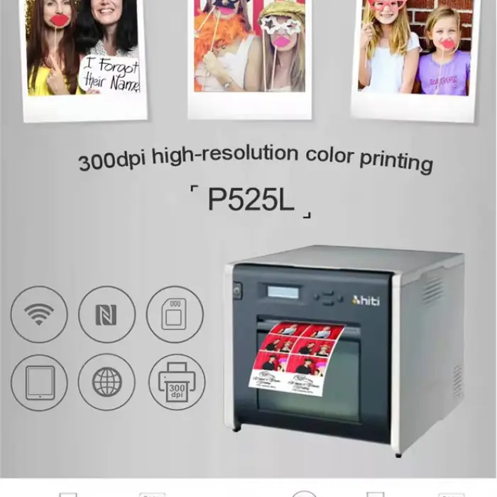 HITI P525L High-Speed Automatic Photo Printer 6/7/8 Inch Heat Sublimation Type New Condition No Need Ink — image 7