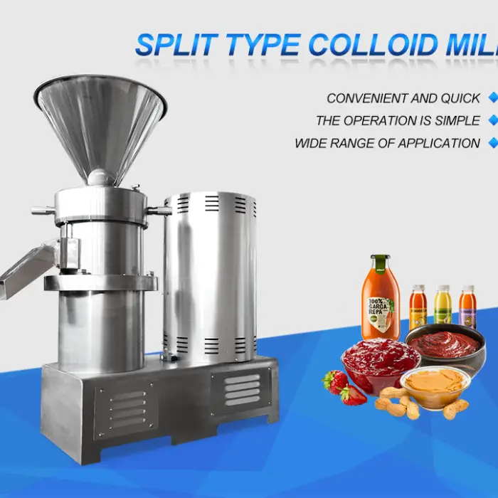 Electric Superfine Grinding Chilli Almond Hazelnut Sesame Peanut Butter Maker 50-200kg/h Tahini Colloid Mill Machine — image 3